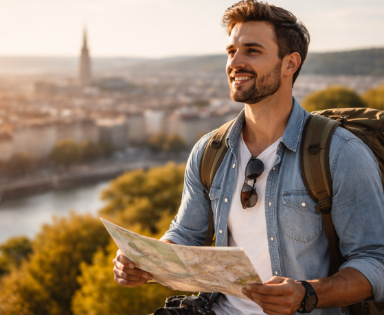 Vitor Barreto Moreira destaca o impacto das viagens na formação pessoal e profissional.